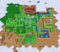 The Overworld map from Ancient Stone Tablets