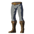 Hylian Trousers with Gray Dye from Breath of the Wild