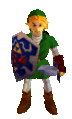 Link's idling animation