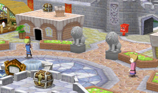 Hyrule Castle Town screenshot from Spirit Tracks