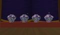 The Extremely High-Class Bone-China Vases in the Auction House