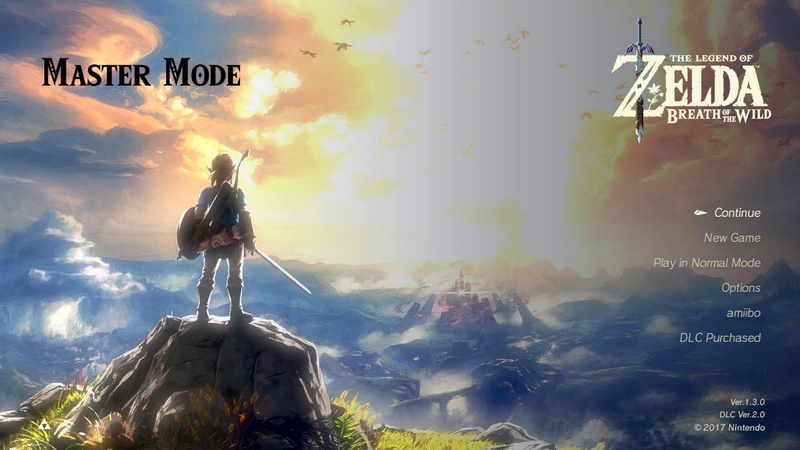 File:BotW Title Screen Master Mode.png