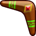 The Boomerang Sub-Weapon, as seen in Hyrule Warriors: Definitive Edition