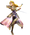 Zelda wielding the Polished Rapier