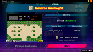 Octorok Onslaught screenshot from Nintendo World Championships: NES Edition