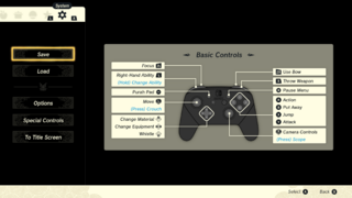 System screenshot from Tears of the Kingdom