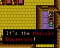 Link obtains the Magical Boomerang in Oracle of Seasons