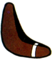 Magical Boomerang artwork from The Legend of Zelda