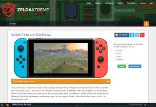 Zelda Xtreme homepage