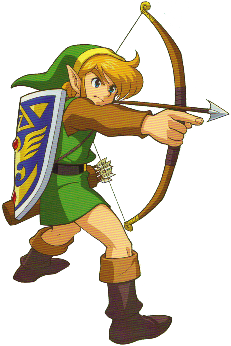 File:ALttP Link Bow Artwork.png - Zelda Wiki