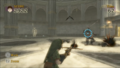 A larger bat-like creature chasing Link