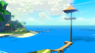 Aryll's Lookout screenshot from The Wind Waker HD