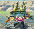 Blue Bokoblin ×1 Rock Hammer Royal Guard's Shield
