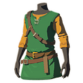 Tunic of the Wild with Green Dye