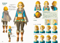 Concept art of Zelda