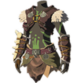 The Barbarian Armor with Green Dye