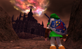 Link before Ganon's Castle from Ocarina of Time 3D