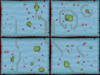 Sunken Treasure map from Phantom Hourglass