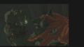 Ganondorf consuming his Secret Stone