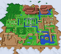 The Light World map, as seen in A Link to the Past