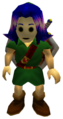 Link wearing Kafei's Mask from Majora's Mask