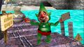 Link and Tingle on Great Bay stage
