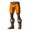 Trousers of the Wild with Orange Dye from Breath of the Wild