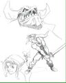Link, Ganon, and a Fairy