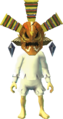 Moon Child wearing Odolwa's Remains from Majora's Mask 3D