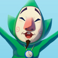 A Facebook profile picture depicting Tingle from the official The Wind Waker HD website