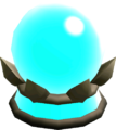 An activated, cyan Crystal Switch from A Link Between Worlds