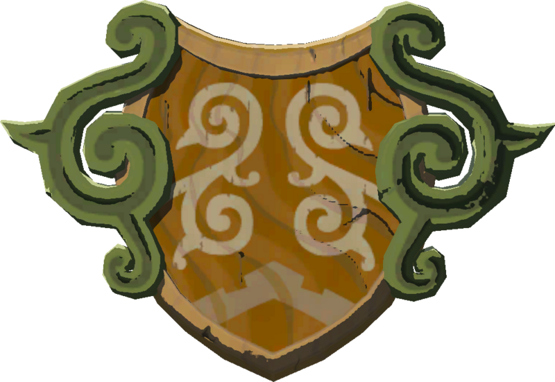 Forest Dweller #39 s Shield Zelda Wiki