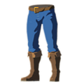 Hylian Trousers with Blue Dye from Breath of the Wild
