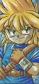 Riruto as he appears on the back cover of the fourth manga