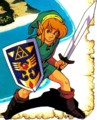 Artwork of Link from Volume 50 of Nintendo Power