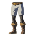 Trousers of the Wild with White Dye from Breath of the Wild