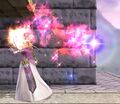 Zelda using Din's Fire in Super Smash Bros. for Wii U