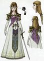 Zelda concept art from Twilight Princess