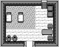The interior of Marin and Tarin's House from Link's Awakening