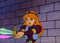 Princess Zelda wielding the Crissword