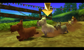 The Dog Race in progress from Majora's Mask 3D