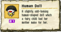 The Human Doll along with its description