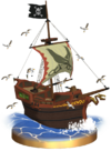 SSBB Pirate Ship Trophy Model.png