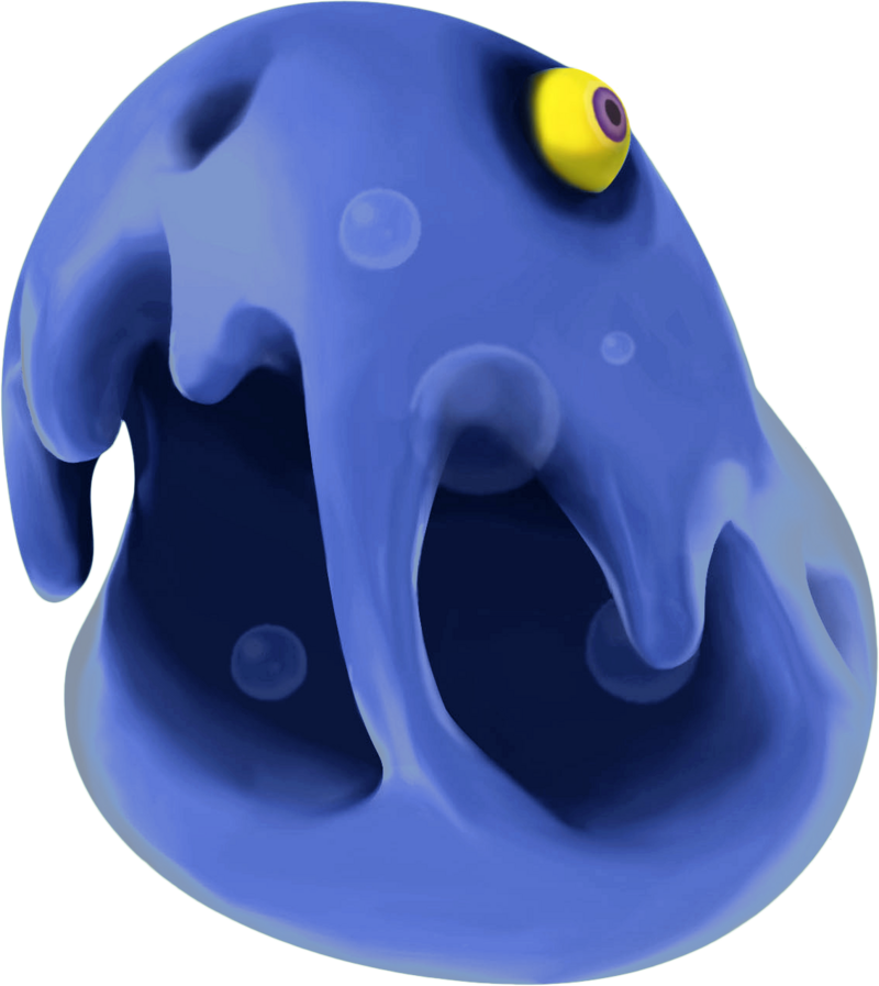 File SS Blue Chuchu Render Png Zelda Wiki   800px SS Blue Chuchu Render 