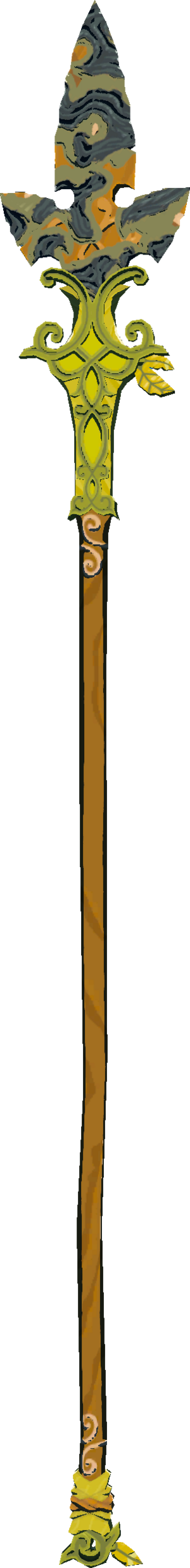 TotK Forest Dweller's Spear Model.png