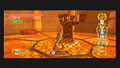 The result of dropping a Water Fruit onto a Magmanos in Skyward Sword