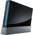 A black Wii