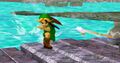 Young Link using the Boomerang in Super Smash Bros. Melee