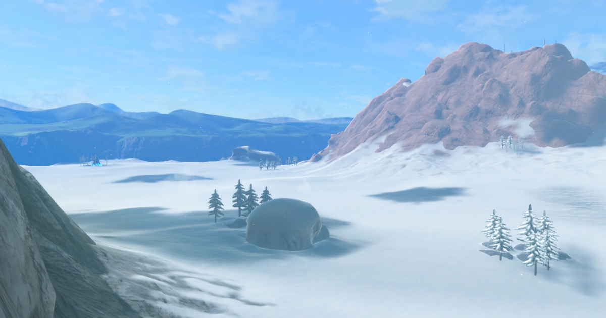 North Tabantha Snowfield - Zelda Wiki