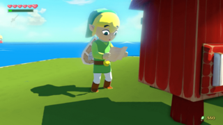 TWWHD Link Reading Letter.png